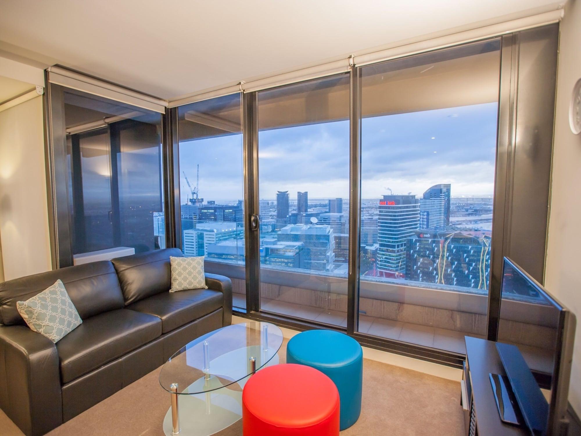 Melbourne Skyhigh Apartments Dış mekan fotoğraf
